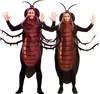Paarkostüm Kakerlaken Kostüm Cucaracha für Erwachsene von Vorne Produktbild-Vorschau