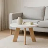 Stolik kawowy LEX o średnicy 75 cm, minimalistyczny i Podgląd zdjęcia produktu 4