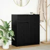 vidaXL Příborník se zásuvkou vzhled černý dub 71x35x84 cm Náhled obrázku produktu 1