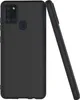 A black smartphone case is shown leaning against a black smartphone. Anteprima dell’immagine prodotto
