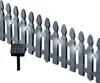 Zierzaun Nessa Solar Palisade 4-teilig Grau Produktbild-Vorschau 1