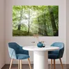 MuchoWow® Poster Wald - Bäume - Sonne 120x80 cm - Bilder Produktbild-Vorschau 4