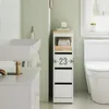 SoBuy meuble rangement WC meuble étroit Blanc Scandinave Voir les images du produit 8