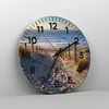 Wanduhr - Rund - Glasuhr - Meer Strand Düne - 30x30cm - Produktbild-Vorschau 4