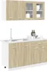 vidaXL 4-tlg. Küchenschrank-Set Lyon Sonoma-Eiche Produktbild-Vorschau 3