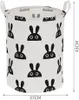 Panier pour enfants pour les jouets, le linge - lapin Voir les images du produit 12