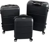 Hartschalenkoffer Trolley Set 3-teilig schwarz XL-L-M mit Produktbild-Vorschau 2