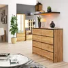 AKORD Furniture Factory OP0LK-120SZ8CRA, Eiche, 8 Produktbild-Vorschau 4