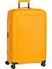 A bright orange American Tourister trolley is shown against a white background. Produktbild-Vorschau