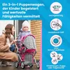 Kinderplay 3-in-1 Puppenwagen – Höhenverstellbarer Produktbild-Vorschau 4