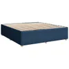 Boxspringbett mit Matratze Blau 180x200 cm Stoff Produktbild-Vorschau 8
