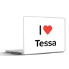 MuchoWow® Laptop Aufkleber Sticker Cover Ich liebe - Tessa Produktbild-Vorschau 1