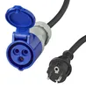 Câble adaptateur 40cm de la prise Schuko vers CEE Voir les images du produit 4