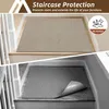 Treppenmatte quadratisch beige 76x76 cm rutschfest waschbar Produktbild-Vorschau