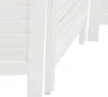 vidaXL Séparation de pièce 6 pièces blanc bois massif Voir les images du produit 7