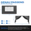 24MOVE® Pavillon Seitenteile 2er Set 2x3m mit Fenster & Produktbild-Vorschau 6