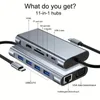 Station d'accueil Type C double écran, hub USB C, station Voir les images du produit 5