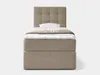 NORDELO Boxspringbett INCANTO 120x200 cm Braun Komplett-Set Produktbild-Vorschau 8
