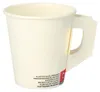 80x Henkelbecher Kaffeebecher weiß Pappe beschichtet 180 ml Produktbild-Vorschau 1