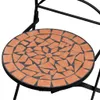 vidaXL Bistrostühle 2 Stk. Klappbar Keramik Terrakotta -  Produktbild-Vorschau 6