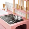 Kinderküche aus Holz – Retro-Design, rosa, inkl. Zubehör & Produktbild-Vorschau 18