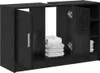 vidaXL Armario de baño, color , aspecto roble, 90 x 29 x 55 Vista previa de la imagen del producto 3
