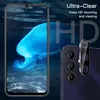 A smartphone with a jellyfish wallpaper and a close-up of its camera lens. Produktbild-Vorschau