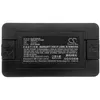 A black battery pack with text and logos printed on it. Produktbild-Vorschau