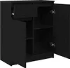vidaXL Příborník se zásuvkou vzhled černý dub 71x35x84 cm Náhled obrázku produktu 4