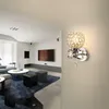 Kristall-Wandleuchten, Schlafzimmer-Wandleuchte, rund, Produktbild-Vorschau 2
