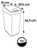 keeeper 4052396022247, 10 l, Rechteckig, Polyvinylchlorid Produktbild-Vorschau 2