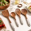 4-teiliges Holz-Küchenutensilien-Set – Kochlöffel, Produktbild-Vorschau 5