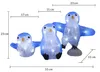 DEUBA LED Weihnachtsdeko Outdoor Pinguin-Familie 30 LEDs 5m Produktbild-Vorschau 6