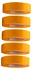 5 rotoli di nastro adesivo professionale oro 50 m x 24 mm - Anteprima dell’immagine prodotto 1