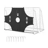 Puerta de fútbol COSTWAY con marco desmontable, 215 x 152 Vista previa de la imagen del producto 1