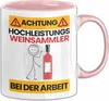 Weinsammler Tasse Geschenk Lustiger Spruch Geschenkidee für Produktbild-Vorschau 1
