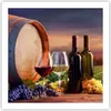 Poster - Poster ohne Rahmen - Wein Weinberg Sommer - 60x60 Produktbild-Vorschau 1