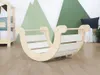 Children's Montessori Balance Swing YUPEE - White Produktbild-Vorschau 11