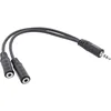 InLine® 99300A Klinken Y-Kabel, 3,5mm Klinke Stecker an 2x Anteprima dell’immagine prodotto 3