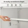 HOMCOM Aktenschrank Büroschrank Abschließbar Produktbild-Vorschau 4