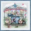 Set per punto croce Riolis "Carousel", schema contato Anteprima dell’immagine prodotto 1