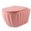Set lavabo e WC WC sospeso Rosa Anteprima dell’immagine prodotto 2