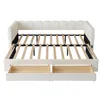 Letto imbottito Flieks 90x190 cm con letto estraibile, Anteprima dell’immagine prodotto 10