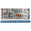 Werkzeugwand 156x72 cm Metall Lagersystem mit Produktbild-Vorschau 6