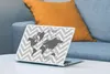 MuchoWow® Laptop Aufkleber Sticker Cover Eine graue Produktbild-Vorschau 4