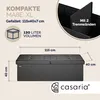 CASARIA® Sitzbank mit Stauraum, Schwarz – Faltbar, 115 x 40 Produktbild-Vorschau 6
