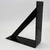 Staffa in acciaio 300x300x100mm nera rinforzata per binari Anteprima dell’immagine prodotto 4