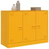 vidaXL Credenza giallo senape 99x39x73 cm acciaio Anteprima dell’immagine prodotto 4