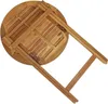 Balkontisch Klapptisch Holztisch Ø 60 cm Rund Gartentisch Produktbild-Vorschau 6