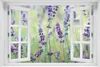 Wallario selbstklebendes Poster mit Fenster-Illusion - Lila Produktbild-Vorschau 1